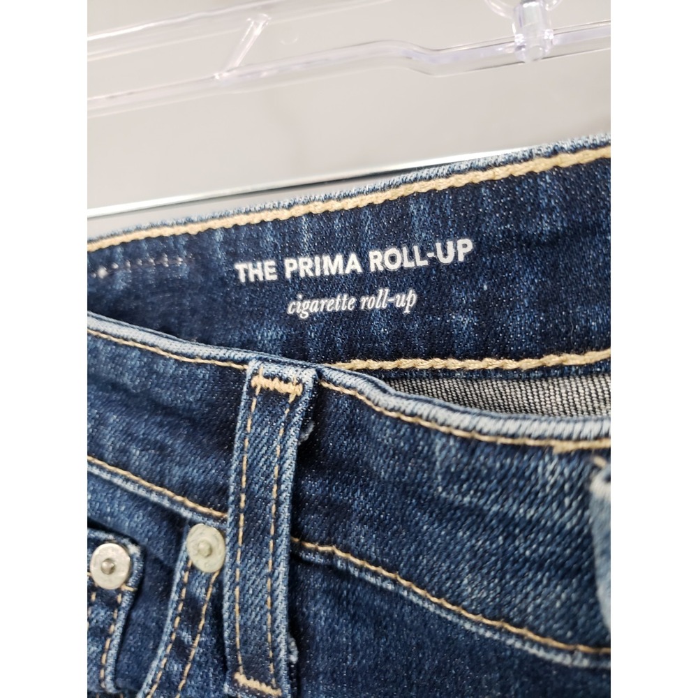 NEW AG Adriano Goldschmied The Prima‎ Roll Up Cigarette Jeans Mid Wash Size 27 - Picture 3 of 9
